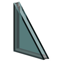 Unité de verre isolée 8mm + 12A + 8mm clair/teinté/réfléchissant/trempé/laminé/argon/Low-E Double verre salle de bain extérieur creux