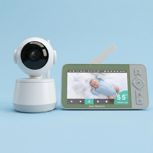 กล้องวงจรปิดสำหรับเด็ก KT624T หน้าจอ IPS 5.5 นิ้ว ความละเอียด 720P HD พร้อม WiFi แบตเตอรี่แบบชาร์จได้ 5000mAh ระยะเชื่อมต่อ 1000 ฟุต รองรับ Tuya Smart Life - Product Image 1