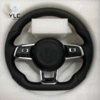 Volant en cuir pleine fleur en promotion pour Volkswagen Golf 7 GTI Golf R MK7 pour VW Polo GTI Jetta Passat B8 Tiguan Sharan Touran