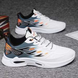 รองเท้าผ้าใบผู้ชายแฟชั่นลำลอง รุ่นปี 2026 ระบายอากาศได้ดี พื้นหนา เพิ่มความสูง แบบผูกเชือก ดีไซน์ใหม่ รองเท้าเดิน - Product Image 4