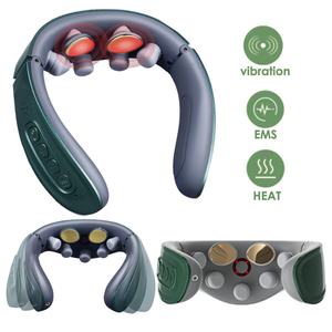 Nouveau Masseur Électrique Cervical et d'Épaule Healthpal OEM à Lumière Rouge 630nm, Chaleur et Couleurs Personnalisables, Impulsions Électriques - Product Image 1