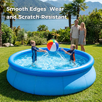 Ballon de plage gonflable Pursuefree en PVC, grand jouet gonflable pour enfants, ballon de plage gonflable pour l'extérieur et la mer