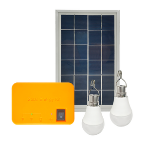ชุดไฟโซลาร์พกพาขนาดเล็ก 4W พร้อมหลอดไฟ LED 2 ดวง แบตเตอรี่ในตัว ระบบพลังงานสำหรับบ้านขนาดเล็ก พร้อมพอร์ต USB สำหรับชาร์จไฟ - Product Image 6