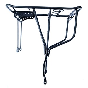 Porte-vélos en acier robuste noir pour VTT – Accessoire de porte-bagages arrière - Product Image 3