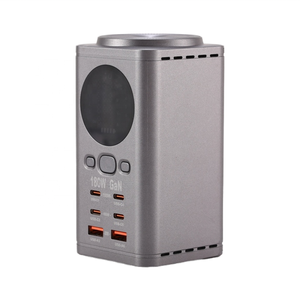 도매 180W 폴리머 전원 은행 마그네틱 멀티 포트 충전기 시계 디스플레이 다기능 충전기 노트북 모바일 장치 - Product Image 6