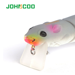 Señuelo de Pesca JOHNCOO de 80 mm y 15,5 g, Artificial, de Plástico, de 2 Segmentos, en Forma de Ratón/Rata, para Lucio y Lubina - Product Image 4