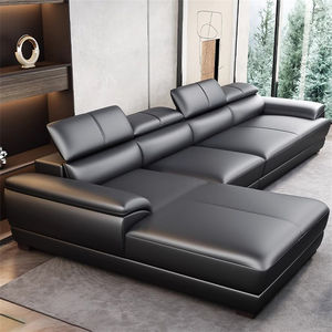 Venta caliente de alta calidad pu cuero muebles para el hogar <span class=keywords><strong>en</strong></span> forma de L <span class=keywords><strong>esquina</strong></span> sofá <span class=keywords><strong>esquina</strong></span> 4 plazas sofá reclinable - Product Image 2