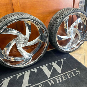 RCSR 6x139.7 5x127 6x5.5 Llantas Forjadas de 22 24 26 28 Pulgadas para Coche, Diseño Cóncavo, <span class=keywords><strong>2</strong></span> Piezas para Dodge Charger Chevrolet Impala - Product Image 1