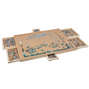 Cajones para Rompecabezas de Madera Antideslizantes, 1500 Piezas, Portátiles, 6 Cajas de Color Ecológicas con Logotipo Personalizado, Juegos de Madera Unisex - Product Image 2