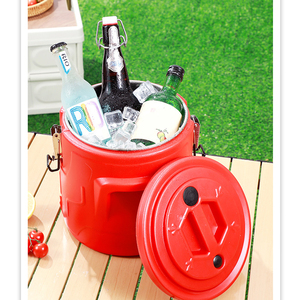 Thiết lập của 5 thép không gỉ cách điện Kim Loại xô thực phẩm ấm hơn và mát Thùng nhiệt-cách nhiệt thực phẩm lưu trữ & <span class=keywords><strong>container</strong></span> - Product Image 4