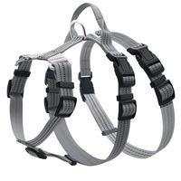 Harnais de Poitrine pour Animaux de Compagnie Anti-Traction Chien Double H Réfléchissant Harnais pour Chien Preuve d'Évasion Offre Spéciale Transfrontalier Vente en Gros