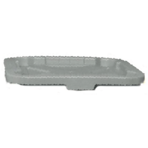 Tapa Brute Cuadrada Gris Cubo FG3536 FG353900GRAY Gray Waste <b>Bin</b> Lid - Product Image 2
