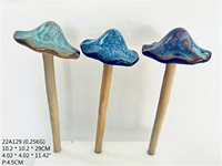 Décoration d'intérieur fournitures de jardin céramique mini artisanat champignon