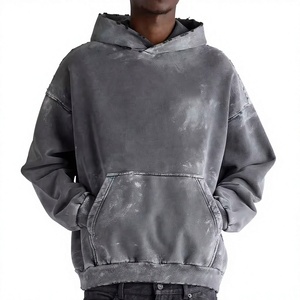 Sweat-shirts à capuche pour hommes respirants et à séchage rapide pour l'hiver - Tissu en polaire polyester/coton - Product Image 3