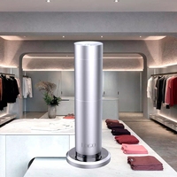 Diffuseur d'aromathérapie en acier métallique avec écran tactile, tour sans eau, machine à parfum d'huile pour table