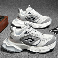 Vente en gros de chaussures de sport décontractées tendance pour hommes avec semelle épaisse et hauteur augmentée Sneaker Chaussures à lacets pour unisexe