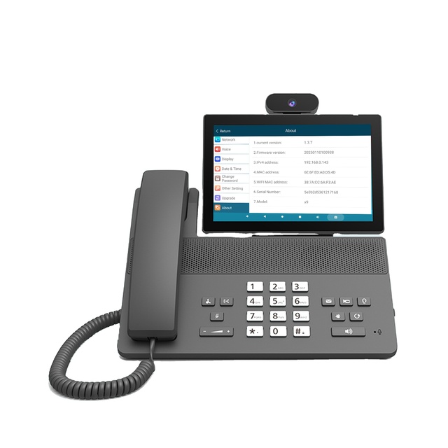 8 Inch Desk Phone Android Cordless with SIM Slot Fixed Small Wireless Solutions Gateway System SIP IP Phone