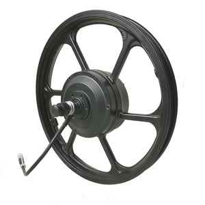 16 pouces 36/48V 350W 400W <span class=keywords><strong>moteur</strong></span> de moyeu de vélo électrique sans balais en alliage d'aluminium avec <span class=keywords><strong>roue</strong></span> <span class=keywords><strong>avant</strong></span> - Product Image 3