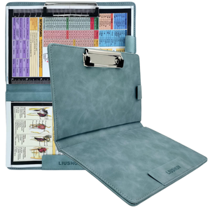 Porte-documents pliable A4 NEXXGEN Medical Edition en cuir PU pour infirmières, classeur à motifs, pince à documents, Inde - Product Image 1
