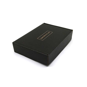 Bestseller Recycelte Versandkartons mit Eigenem Logo für Modeversand Hochwertige Schwarze Verpackungs-Papierbox - Product Image 4
