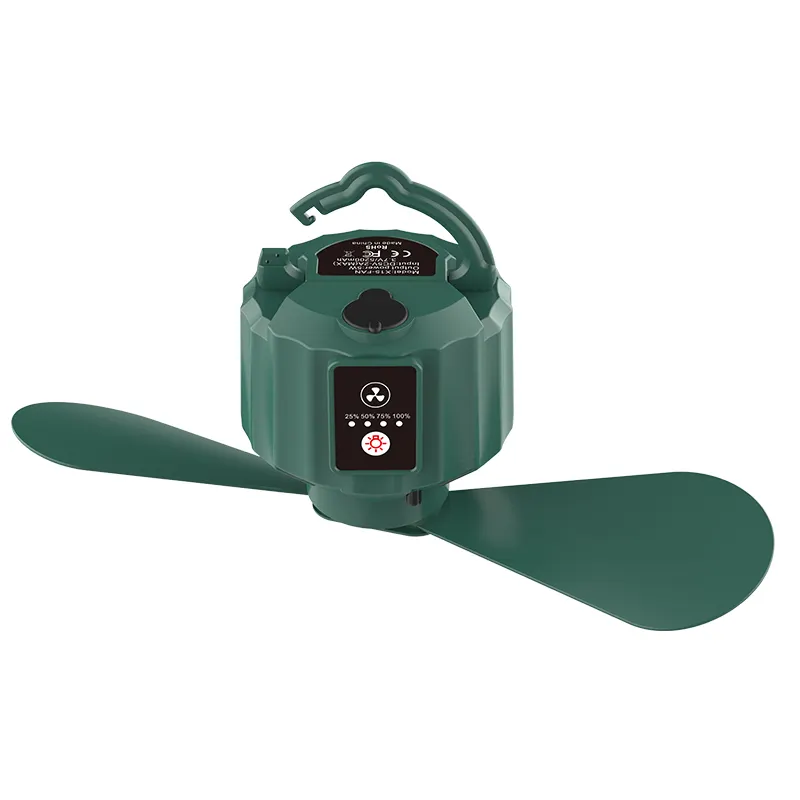 Ventiladores de teto portáteis de acampamento, recarregável, led, para tenda, lanterna com controle remoto, para caminhadas, churrasco, caça