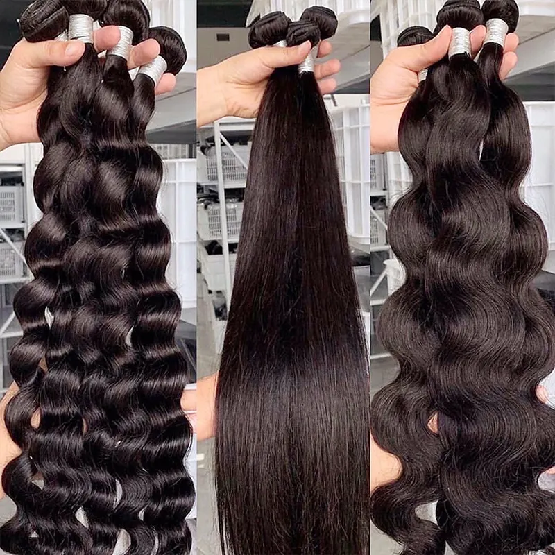 wholesale bundle virgin brazilian hair vendors 100% Human Hair Extension