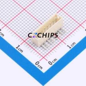 HCZZ0002-8 Wire-to-Board Pin Header Bent Lead Through Hole,P=1.5mm Connector 1x8P 1.5mm Right Angle Insert ZH - Product Image 1