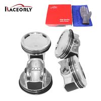 RACEORLY Kolbensatz 76,75mm Übermaß +0,25 für VW Polo Lavida EA111 CFNA 1,6L 036107065ET