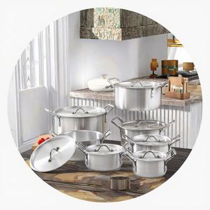 Ensemble de 7 casseroles en aluminium de conception coréenne de la marque Mingsheng pour le marché africain, 14-26 cm, résistantes au four, vente chaude - Product Image 3