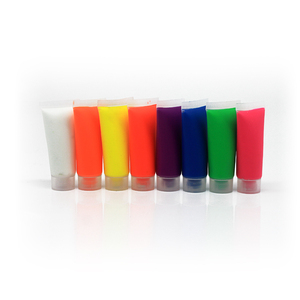 Resplandor nuevo neón mujer cuerpo pintura neón UV cara pintura kit para niños profesional líquido resplandor en la oscuridad cara cuerpo pintura tubo - Product Image 2