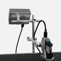 Mini-imprimante jet d'encre automatique 12,7 mm en ligne pour l'impression de dates, numéros de lot, dates d'expiration et codes-barres sur les emballages alimentaires, de boissons et cosmétiques