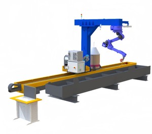 Nueva Estación de Trabajo Robótica de Soldadura Automática con Viga en H, Potencia de 1 KW/0.5 kW, Capacidad de Producción de 1000, 380V - Product Image 5