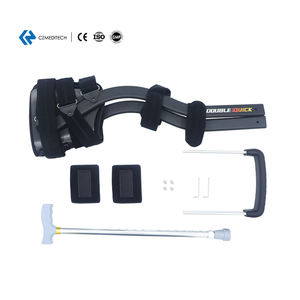 Hauteur réglable adulte unique jambe soutien mains libres béquille multifonctionnel genouillère pour <span class=keywords><strong>fracture</strong></span> de la cheville entorse mollet blessures - Product Image 2