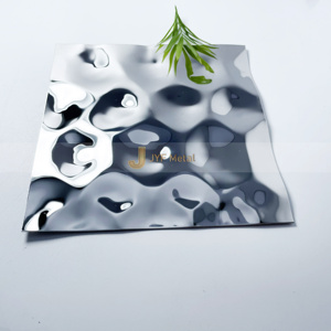 Panneau en acier inoxydable personnalisé EX433 avec gravure en relief pour la décoration commerciale des hôtels - Product Image 4