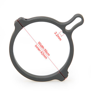Anillo de Ajuste Rápido de Aleación de Aluminio CNC Personalizado de Fábrica, Accesorio Óptico para Mira Telescópica, 42 mm, Negro, Herramienta Duradera para Exteriores - Product Image 5