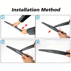 Alto 12 \ "Kction all'ingrosso prezzo di fabbrica tergicristallo 310mm 2009 corrente braccio posteriore lama adatta per <span class=keywords><strong>Hyundai</strong></span> I30 MK5 Dacia gomma vetro - Product Image 6