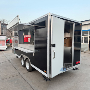 Remolque de Comida Móvil de 4.5m/15 pies, Estándar Europeo, para Catering, Carrito de Hot Dogs, Café, Helados, <span class=keywords><strong>Taller</strong></span> - Product Image 2