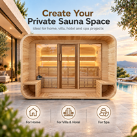 Salle de sauna personnalisable OEM avec options de disposition sur mesure pour centre de bien-être à domicile et espace de loisirs privé