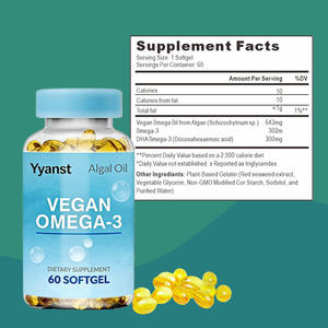 Capsules d'huile d'algues oméga-3 pour adultes OEM/ODM pour le soutien immunitaire et la santé des cheveux, certifiées végétaliennes, naturelles - Product Image 4