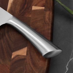 Juego de 8 Cuchillos de Cocina de Metal con Patrón de Puntos, Base Giratoria Lazy Susan, Cuchillo para Picar, Rebanar y Cocinar - Product Image 5