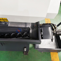 Scie à ruban horizontale à double colonne entièrement automatique CNC GZ4250, moteur 5,5 kW, capacité de coupe 500 mm