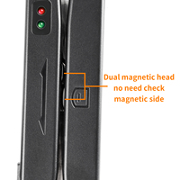 Nuevo Lector de Tarjetas MSR98 2026 de 3 Pistas con Cabezal Magnético Dual, Compatible con Windows y Android, Admite Lectura Bidireccional de Tarjetas