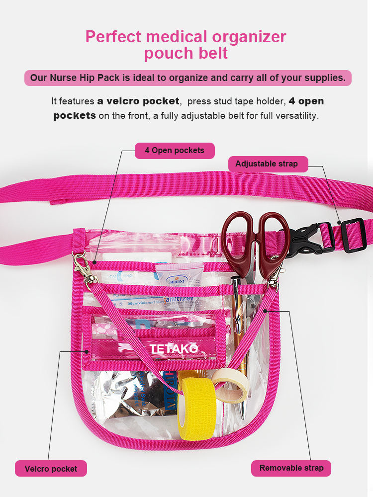 Custom Waist Pouch Bag Nurse Fanny Pack Organizer Medical Nurse