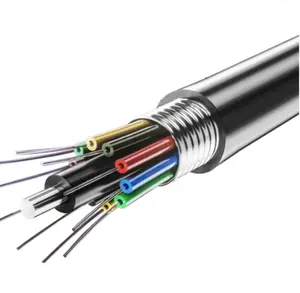 Outdoor GYTA 48 96 144 core single mode fiber optic cable Armored Optical Fiber Cable Gyta Duct Buried Cable