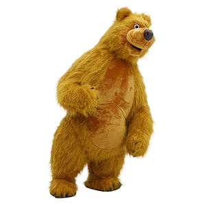 Costume de mascotte d'<span class=keywords><strong>ours</strong></span> blanc et brun gonflable géant de haute qualité pour cosplay, 2 m, 2,6 m, 3 m, costume de dessin animé gonflable <span class=keywords><strong>pas</strong></span> <span class=keywords><strong>cher</strong></span> - Product Image 4