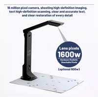 ShenMaiDi A3 Scanner de livres 16MP OCR puissant avec technologie d'aplatissement alimentée par USB Lecteur PDF Caméra de documents en stock