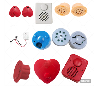 Módulo <span class=keywords><strong>de</strong></span> sonido en forma <span class=keywords><strong>de</strong></span> corazón con impresión personalizada completa, grabadora <span class=keywords><strong>de</strong></span> <span class=keywords><strong>voz</strong></span> roja, <span class=keywords><strong>oso</strong></span> <span class=keywords><strong>de</strong></span> peluche parlante repetido, juguetes <span class=keywords><strong>de</strong></span> peluche personalizados - Product Image 2