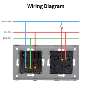 Bán buôn đẩy chuyển 1gang 1Way tường Đức ổ cắm A + C cổng sử dụng nhà EU ánh sáng ổ cắm 250V đẩy chuyển đổi và ổ cắm - Product Image 6
