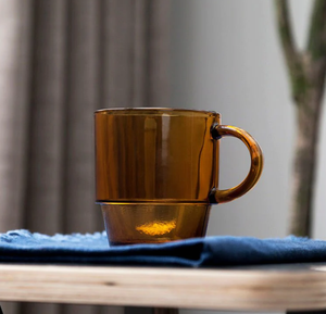 Cốc Cà Phê Thủy Tinh Borosilicate Chịu Nhiệt Thổi Bằng Tay Màu Tùy Chỉnh Cốc Cà Phê Có Thể Xếp Chồng Lên Nhau - Product Image 2