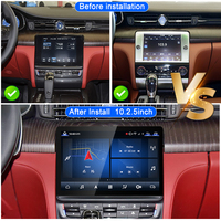 STWEI pour Maserati Quattropor 2013-2020 10.25" Android 14 Autoradio Lecteur Multimédia Vidéo GPS Navigation 4G WIFI Carplay
